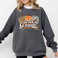 Fall Teacher Shirt 3rd Grade Teacher Retro Halloween Pumpkin Comfort Colors Sweatshirt Pepper