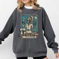 FCS Teacher Skeleton Halloween Family And Consumer Science Comfort Colors Sweatshirt Pepper