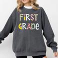 First Grade Dream Team Back To School 1st Grade Teacher Comfort Colors Sweatshirt Pepper First Grade Dream Team Back To School 1st Grade Teacher Comfort Colors Sweatshirt Pepper