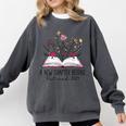 Floral Book a New Chapter Begins Retired Retirement Teacher Comfort Colors Sweatshirt Pepper Floral Book a New Chapter Begins Retired Retirement Teacher Comfort Colors Sweatshirt Pepper