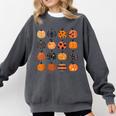 Folk Art Pumpkins Teacher Nurses Admin Witch Halloween Cute Comfort Colors Sweatshirt Pepper Folk Art Pumpkins Teacher Nurses Admin Witch Halloween Cute Comfort Colors Sweatshirt Pepper