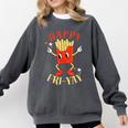Fun Teacher Happy Fri Yay French Fries Friday Lovers Comfort Colors Sweatshirt Pepper Fun Teacher Happy Fri Yay French Fries Friday Lovers Comfort Colors Sweatshirt Pepper