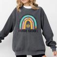 Future Teacher Cute Rainbow Leopard Teacher Outfit For Men Women Girls Kids Comfort Colors Sweatshirt Pepper Future Teacher Cute Rainbow Leopard Teacher Outfit For Men Women Girls Kids Comfort Colors Sweatshirt Pepper