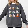Ghost Reading Teacher Halloween Librarian Book Lover School Comfort Colors Sweatshirt Pepper Ghost Reading Teacher Halloween Librarian Book Lover School Comfort Colors Sweatshirt Pepper