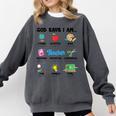God Says Im Teacher Christian Back To School Religious Comfort Colors Sweatshirt Pepper God Says Im Teacher Christian Back To School Religious Comfort Colors Sweatshirt Pepper