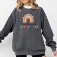Good Day To Teach Tiny Humans Rainbow Teacher Comfort Colors Sweatshirt Pepper Good Day To Teach Tiny Humans Rainbow Teacher Comfort Colors Sweatshirt Pepper