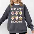 Groovy Halloween Ghost Read More Boooooks Librarian Teacher For Men Women Kids Comfort Colors Sweatshirt Pepper Groovy Halloween Ghost Read More Boooooks Librarian Teacher For Men Women Kids Comfort Colors Sweatshirt Pepper