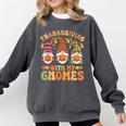 Groovy Thanksgiving With My Gnomie Women Teacher Fall Gnome Comfort Colors Sweatshirt Pepper Groovy Thanksgiving With My Gnomie Women Teacher Fall Gnome Comfort Colors Sweatshirt Pepper