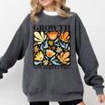 Growth Not Perfection Abstract Florals SPED Teacher Comfort Colors Sweatshirt Pepper Growth Not Perfection Abstract Florals SPED Teacher Comfort Colors Sweatshirt Pepper