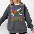Halloween You Cant Scare Me Im A Middle School Teacher Comfort Colors Sweatshirt Pepper