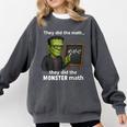 Halloween Monster Math Pun Teacher Humor Comfort Colors Sweatshirt Pepper Halloween Monster Math Pun Teacher Humor Comfort Colors Sweatshirt Pepper