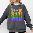 Halloween Monster Math Teacher Men Women Comfort Colors Sweatshirt Pepper Halloween Monster Math Teacher Men Women Comfort Colors Sweatshirt Pepper
