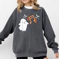 Halloween Music Note Ghost Teacher Fall Musical Instrument Comfort Colors Sweatshirt Pepper Halloween Music Note Ghost Teacher Fall Musical Instrument Comfort Colors Sweatshirt Pepper