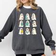 Halloween Science Teacher Student Ghost Laboratory Men Women Comfort Colors Sweatshirt Pepper Halloween Science Teacher Student Ghost Laboratory Men Women Comfort Colors Sweatshirt Pepper