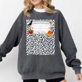 Halloween Teacher Composition Book Notebook Matching Group Comfort Colors Sweatshirt Pepper