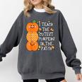 Halloween Teacher Shirt I Teach The Cutest Pumpkins In Patch Men Women Kids Comfort Colors Sweatshirt Pepper
