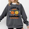 Halloween Teacher I Teach The Cutest Pumpkins In The Patch Comfort Colors Sweatshirt Pepper Halloween Teacher I Teach The Cutest Pumpkins In The Patch Comfort Colors Sweatshirt Pepper