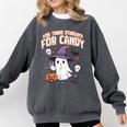 Halloween Teacher Trade Students For Candy Costume Women Comfort Colors Sweatshirt Pepper Halloween Teacher Trade Students For Candy Costume Women Comfort Colors Sweatshirt Pepper
