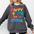 Happy 100th Day Of School Teacher Student 100 Days Tie Dye Men Women Kids Comfort Colors Sweatshirt Pepper