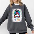 Happy Fri-Yay Friday Teacher Life Happy Friday Comfort Colors Sweatshirt Pepper