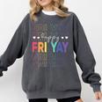 Happy Fri Yay Teacher Friday Saying Comfort Colors Sweatshirt Pepper Happy Fri Yay Teacher Friday Saying Comfort Colors Sweatshirt Pepper