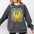 Happy To See Your Face Hippie Smile Back To School Teachers Comfort Colors Sweatshirt Pepper Happy To See Your Face Hippie Smile Back To School Teachers Comfort Colors Sweatshirt Pepper