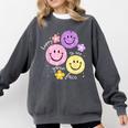 Happy To See Your Face Teacher Flower Back To School Comfort Colors Sweatshirt Pepper Happy To See Your Face Teacher Flower Back To School Comfort Colors Sweatshirt Pepper