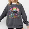 Hello 5th Grade Boy Girl Teacher Back To School 5th Grade Comfort Colors Sweatshirt Pepper