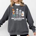 Inclusion Isn't Scary SLP Halloween Costume Sped Teacher Comfort Colors Sweatshirt Pepper Inclusion Isn't Scary SLP Halloween Costume Sped Teacher Comfort Colors Sweatshirt Pepper
