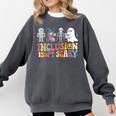 Inclusion Isn't Scary SLP Halloween Sped Teacher Comfort Colors Sweatshirt Pepper Inclusion Isn't Scary SLP Halloween Sped Teacher Comfort Colors Sweatshirt Pepper