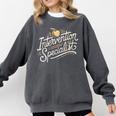Intervention Teacher Intervention Specialist Comfort Colors Sweatshirt Pepper Intervention Teacher Intervention Specialist Comfort Colors Sweatshirt Pepper