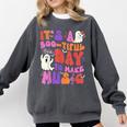 It's a Bootiful Day To Make Music Halloween Music Teacher Comfort Colors Sweatshirt Pepper
