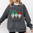 It's Fine We'Re Fine Gnome Pre-K Teacher Christmas Light For Men Women Comfort Colors Sweatshirt Pepper It's Fine We'Re Fine Gnome Pre-K Teacher Christmas Light For Men Women Comfort Colors Sweatshirt Pepper