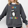 It's Fri-Yay Dabbing Penguin Friday Weekend Teacher Student Comfort Colors Sweatshirt Pepper It's Fri-Yay Dabbing Penguin Friday Weekend Teacher Student Comfort Colors Sweatshirt Pepper