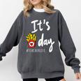 It's Fry Day Teacher Life Comfort Colors Sweatshirt Pepper It's Fry Day Teacher Life Comfort Colors Sweatshirt Pepper