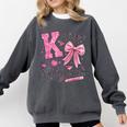 K Is For Kindergarten Teacher Coquette Bow Back To School Comfort Colors Sweatshirt Pepper K Is For Kindergarten Teacher Coquette Bow Back To School Comfort Colors Sweatshirt Pepper