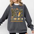 K Is For Kindergarten Teacher Coquette Bow Camo Comfort Colors Sweatshirt Pepper K Is For Kindergarten Teacher Coquette Bow Camo Comfort Colors Sweatshirt Pepper