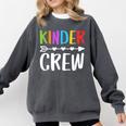 Kinder Crew Shirt Kindergarten Boy Girl Student Teacher Comfort Colors Sweatshirt Pepper Kinder Crew Shirt Kindergarten Boy Girl Student Teacher Comfort Colors Sweatshirt Pepper