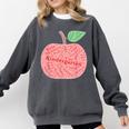Kindergarten Apple Word Art For Teachers & Students Comfort Colors Sweatshirt Pepper Kindergarten Apple Word Art For Teachers & Students Comfort Colors Sweatshirt Pepper