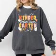Kindergarten Dream Ghost Team Fall Halloween Spooky Teachers Comfort Colors Sweatshirt Pepper