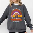 Kindergarten Teacher Pumpkin Patch Cute Comfort Colors Sweatshirt Pepper