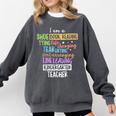 I Am A Kindergarten Teacher Shirt Creative Comfort Colors Sweatshirt Pepper