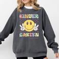 Kindergarten Teacher Team Hippie Smile Face Back To School Comfort Colors Sweatshirt Pepper Kindergarten Teacher Team Hippie Smile Face Back To School Comfort Colors Sweatshirt Pepper