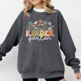 Kindergarten Teacher Wildflower Back To School Floral Outfit Men Women Comfort Colors Sweatshirt Pepper