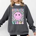 Kindergarten Vibes First Day Of School Kindergarten Teacher Comfort Colors Sweatshirt Pepper