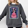 La Maestra Halloween Mexican Bingo Card Teacher Lottery Card Comfort Colors Sweatshirt Pepper La Maestra Halloween Mexican Bingo Card Teacher Lottery Card Comfort Colors Sweatshirt Pepper