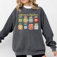 Library Is My Jam Librarian Appreciation Reading Teacher Comfort Colors Sweatshirt Pepper