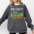 Can I Lick It Periodic Table Science Teacher Student Comfort Colors Sweatshirt Pepper Can I Lick It Periodic Table Science Teacher Student Comfort Colors Sweatshirt Pepper