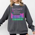 Can I Lick It Periodic Table Teacher Student Kids Comfort Colors Sweatshirt Pepper Can I Lick It Periodic Table Teacher Student Kids Comfort Colors Sweatshirt Pepper