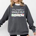 Life Happens Visuals Help Special Education Teacher Aide Comfort Colors Sweatshirt Pepper Life Happens Visuals Help Special Education Teacher Aide Comfort Colors Sweatshirt Pepper
